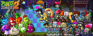 Plants vs Zombies 2 Neon Mixtape Tour Wallpaper