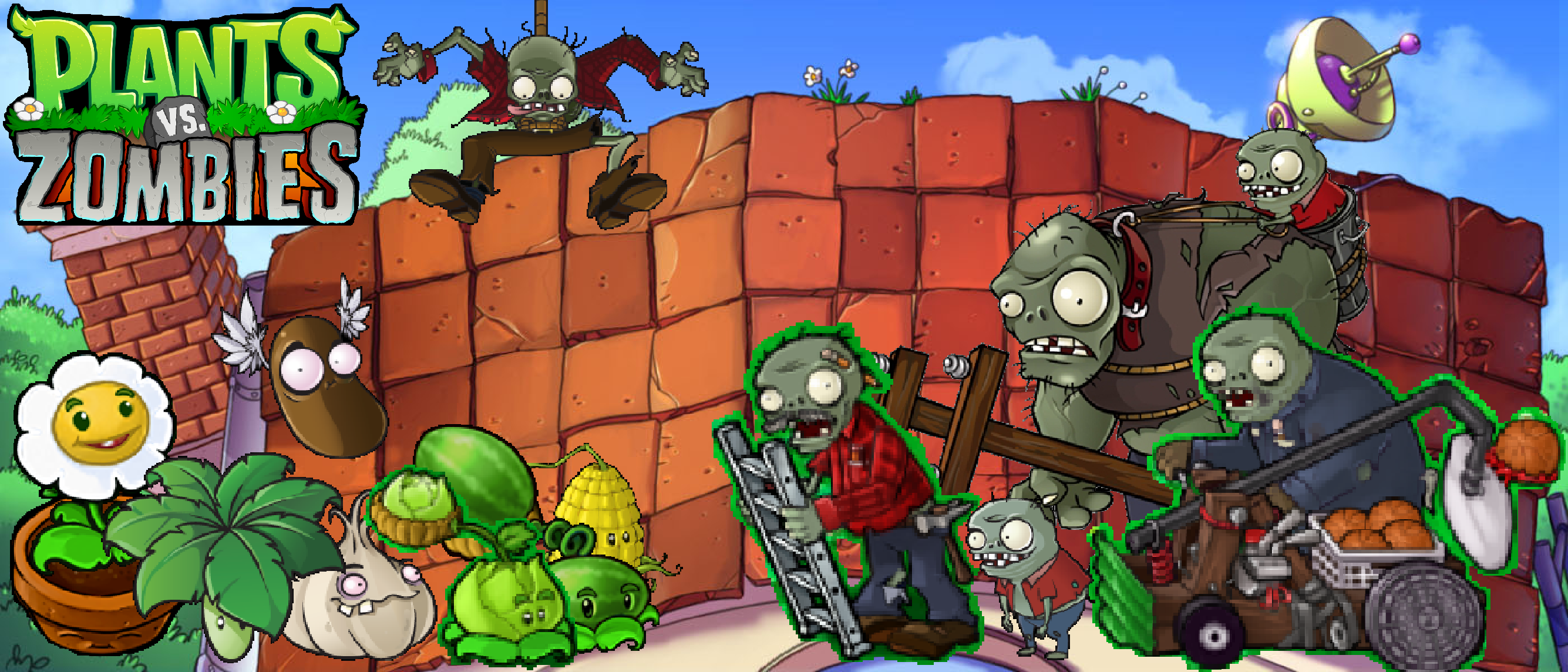 Sunflower (PvZ: GW)  Plant zombie, Plants vs zombies, Zombie wallpaper