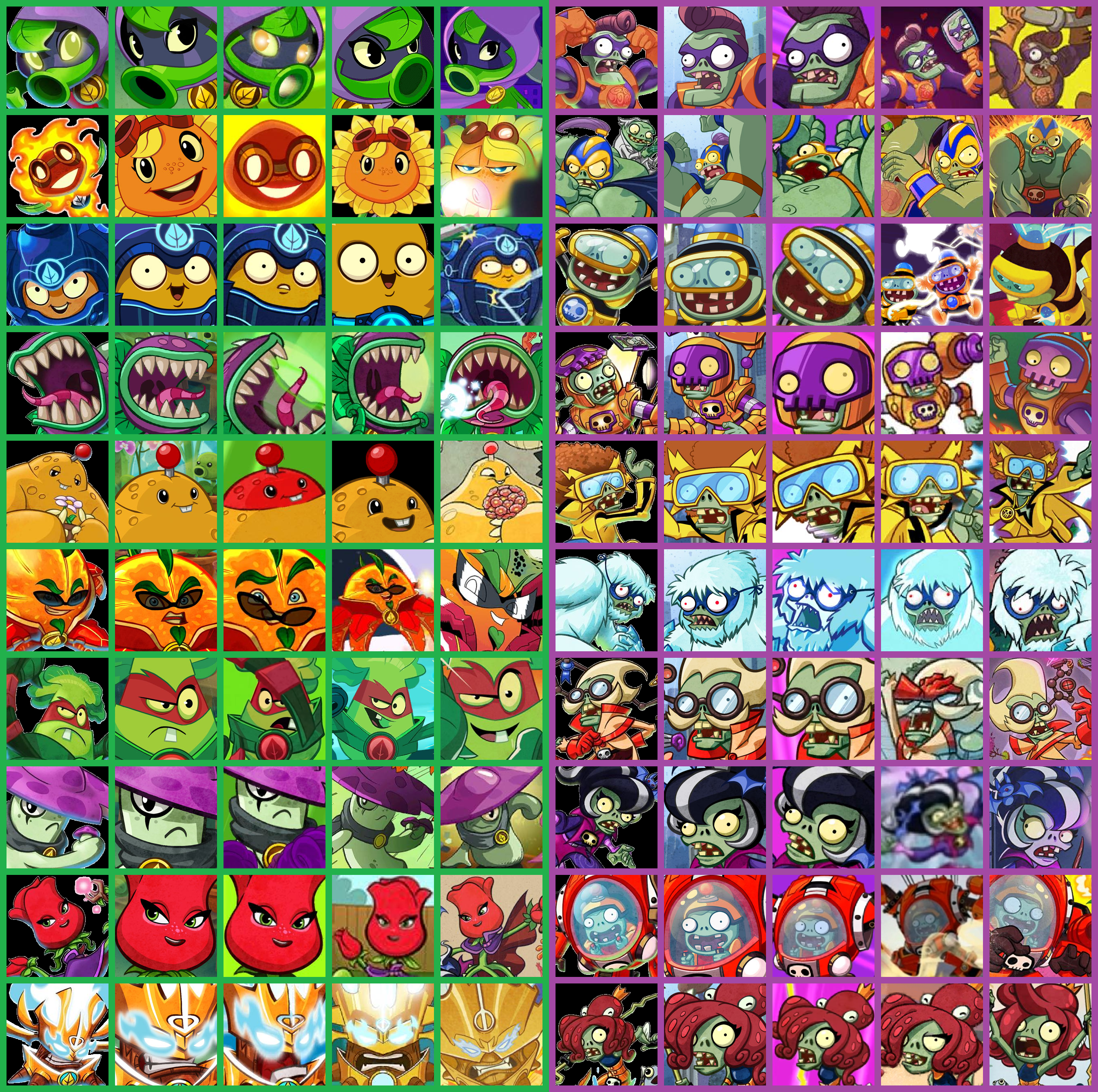 Plants Vs Zombies All Plants 3 by joze2004 on DeviantArt