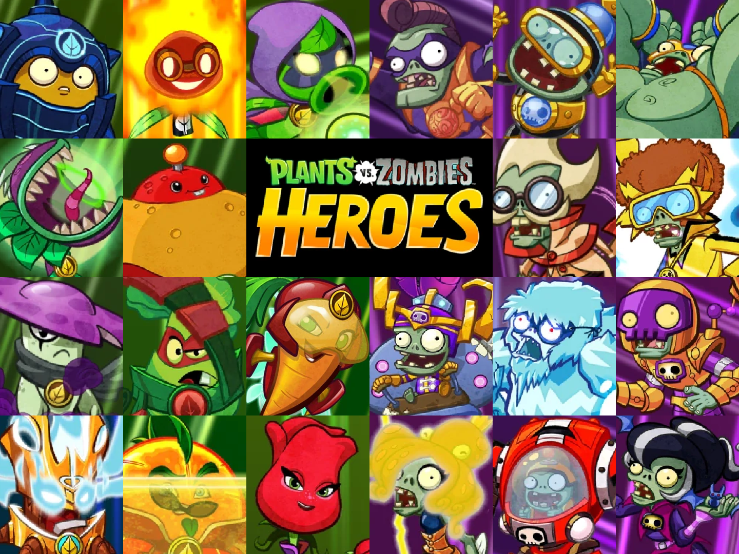 Plants vs Zombies Heroes Characters by JC1234TheToonist on DeviantArt