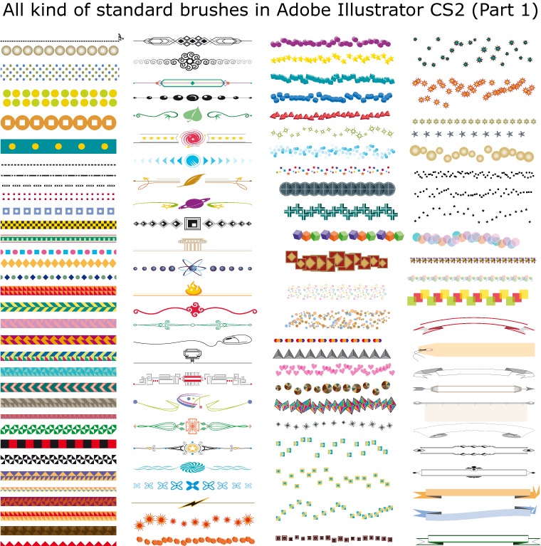 Brushes in Illustrator CS2