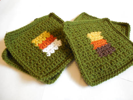 Candy Corn Potholders