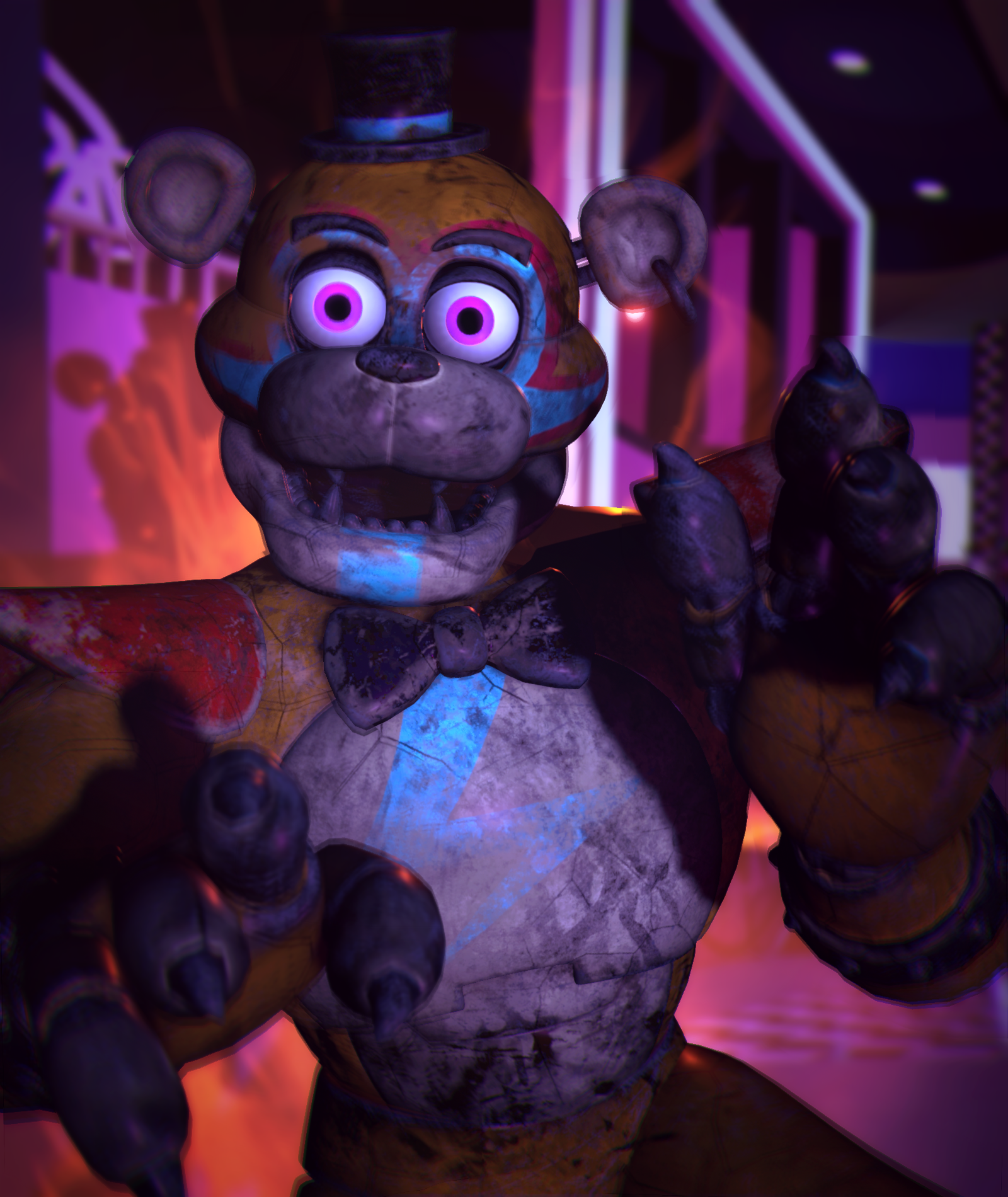 MMD FNAF SB Ruin:Shattered Freddy + Download by Francoraptor2018 on  DeviantArt