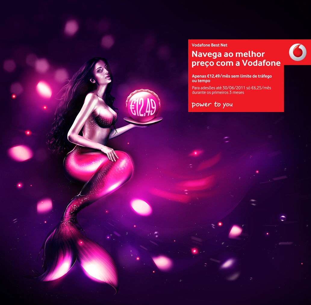 Vodafone Mermaid