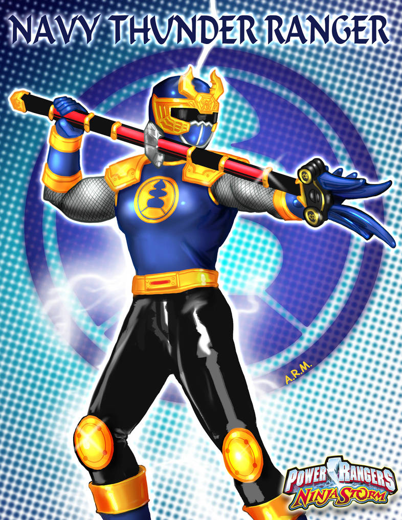 Navy Thunder Ranger by ARTbyARM on DeviantArt
