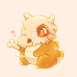 Pokemon Cubone Kawaii!! by sailizv.v