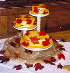 Autumn Fall Wedding Cake 2002 by ALICE-on-ACID