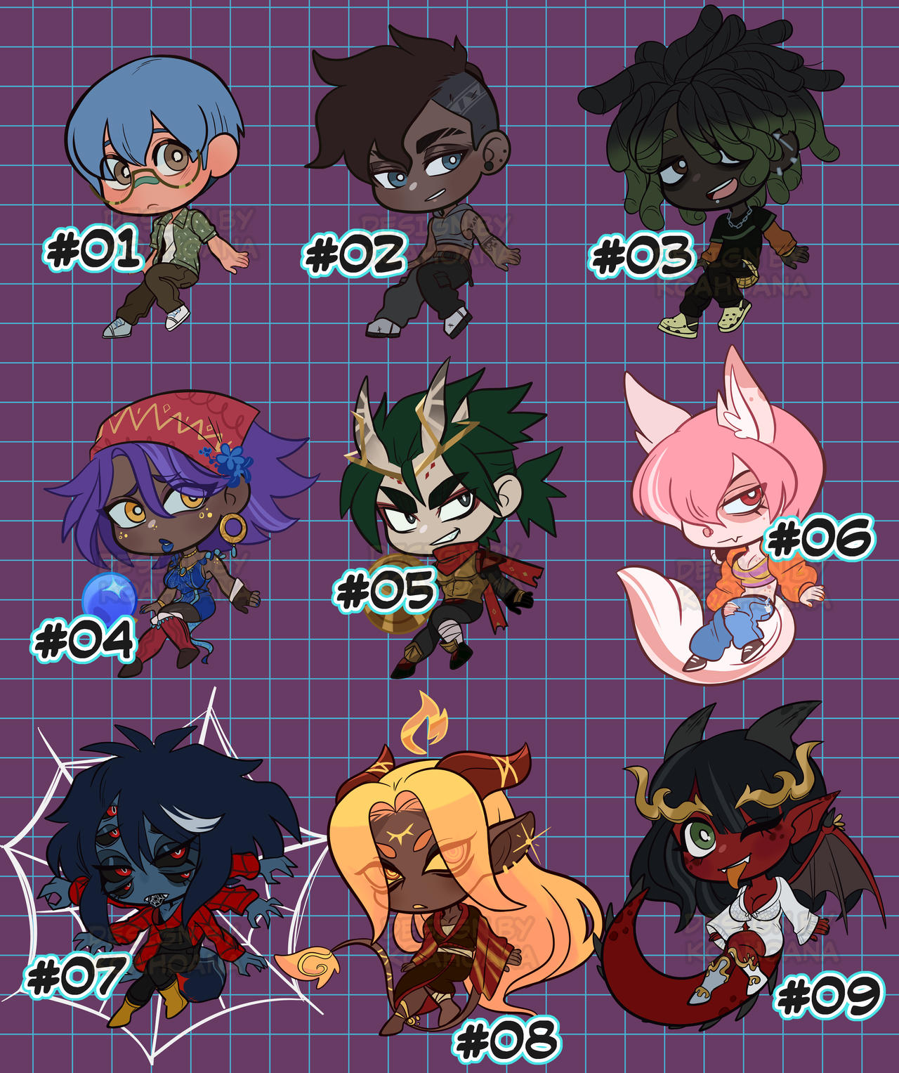 Chibi adopt batch open! by Koahoana on DeviantArt