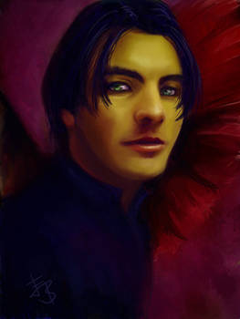 Archangel Cassiel Portrait