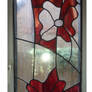 Red flower side window