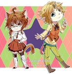 Chibi designs for Jardineparrot by kura-ou