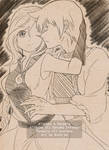 RAFFLE COUPLE SKETCH_Alibaba x Harpeia for azulann by kura-ou