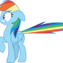 Startled Rainbow Dash