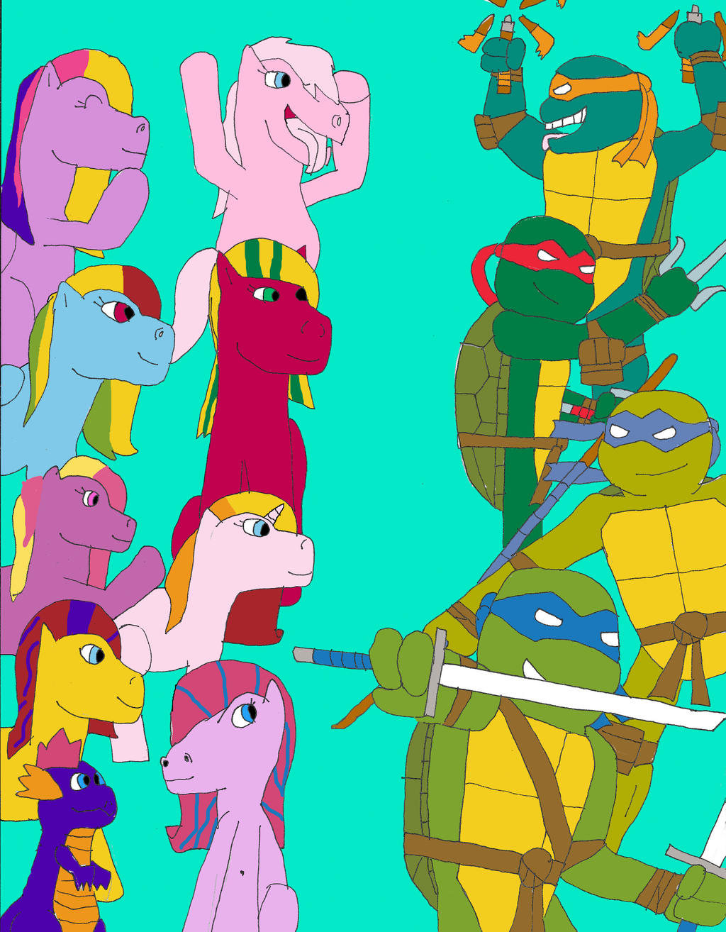 Tmnt Mlp Tmnt Mlp Generation 2 by TMNTony on DeviantArt