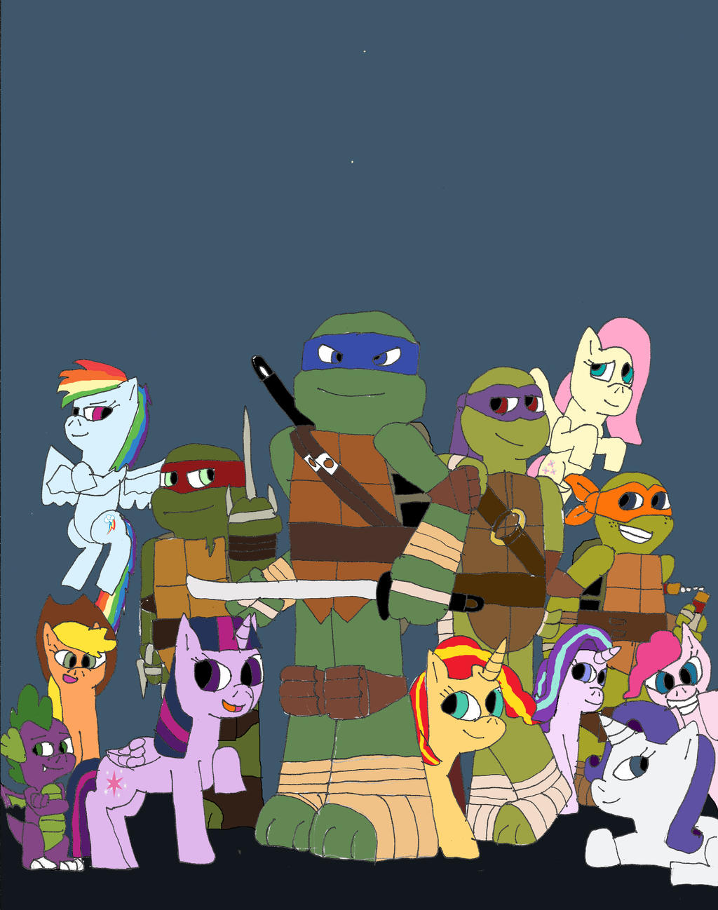 Tmnt Mlp Tmnt Mlp Generation 3 by TMNTony on DeviantArt