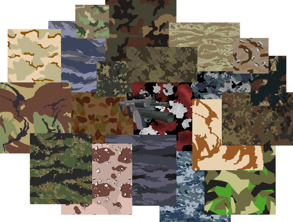 Camo Schemes 2 by CrazyRonn on DeviantArt