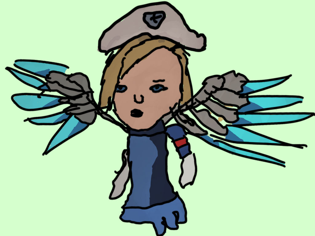 Fat Mercy Overwatch mercy by Megfartart on DeviantArt
