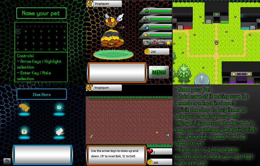 Vespiquen virtual pet game by iamherecozidraw on DeviantArt