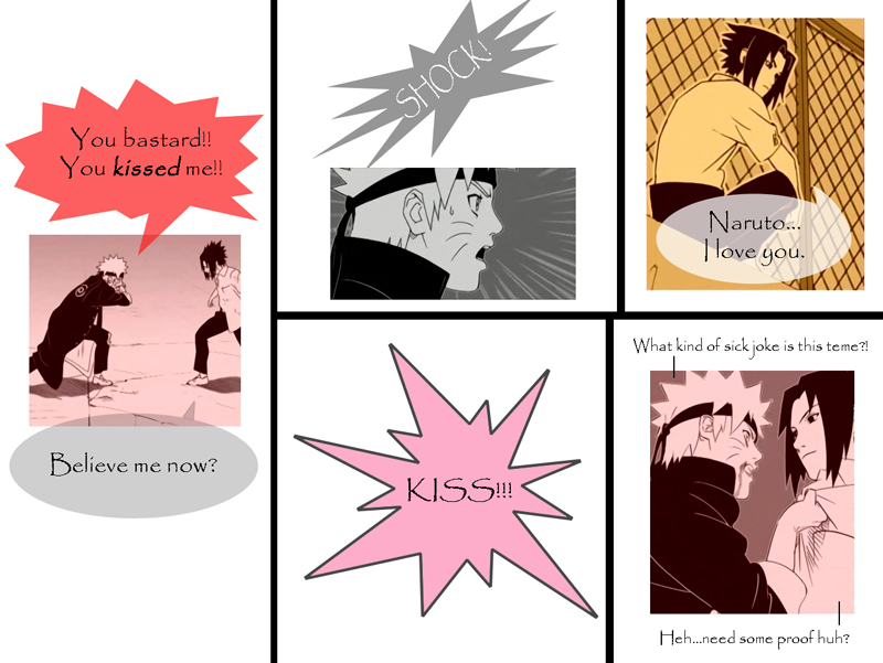 SasuNaru Screencap Comic pt. 1