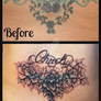 Peony Flower Coverup Tattoo