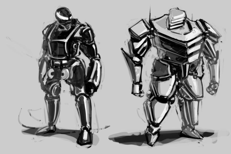 cyborg_sketch_0016 by ksenolog on DeviantArt