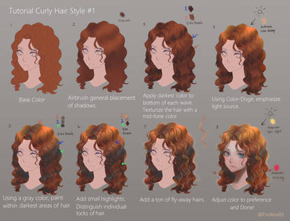 Tutorial: Curly Hair Style 1