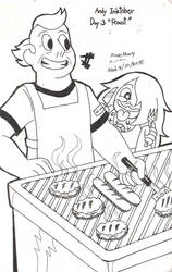 Andy Inktober Day 3: Roasted