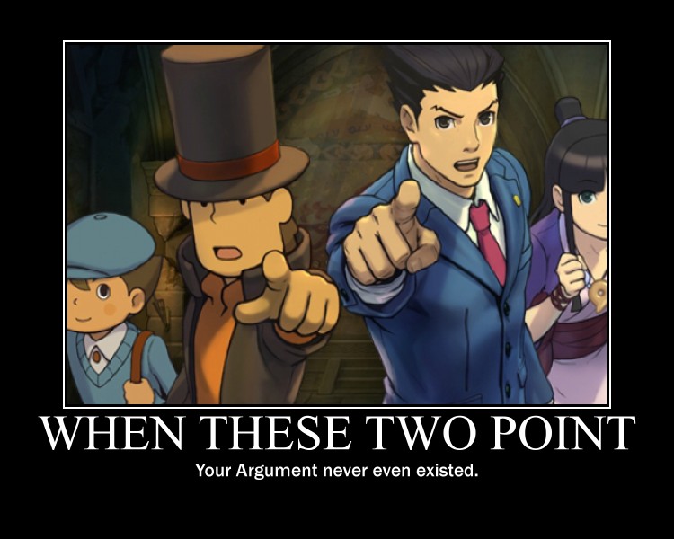 Professor Layton vs Ace Attorney -OBJECTION