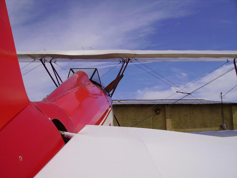 Red Biplane 2