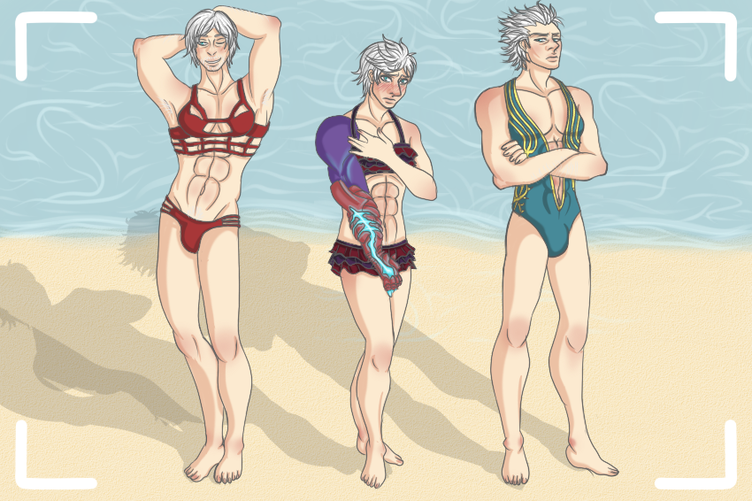 sexy beach time with DMC boys