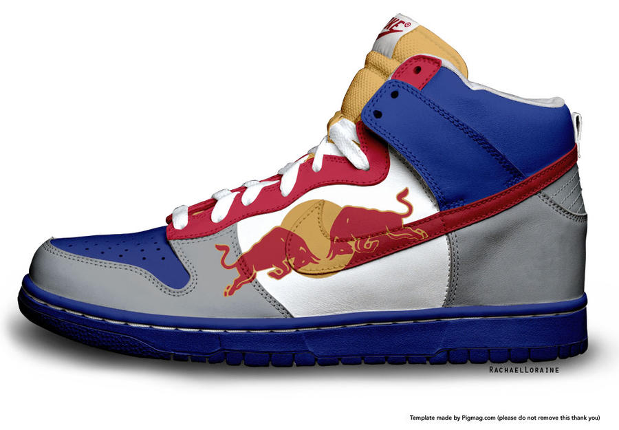 Economie draagbaar domein Red Bull custom Nike by RachaelLoraine on DeviantArt
