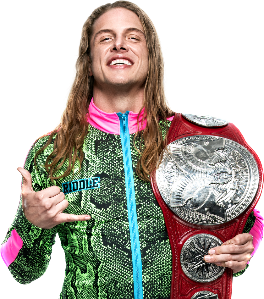 Riddle *OFFICIAL* Raw Tag Team Champion render '21 by babuguuscooties ...