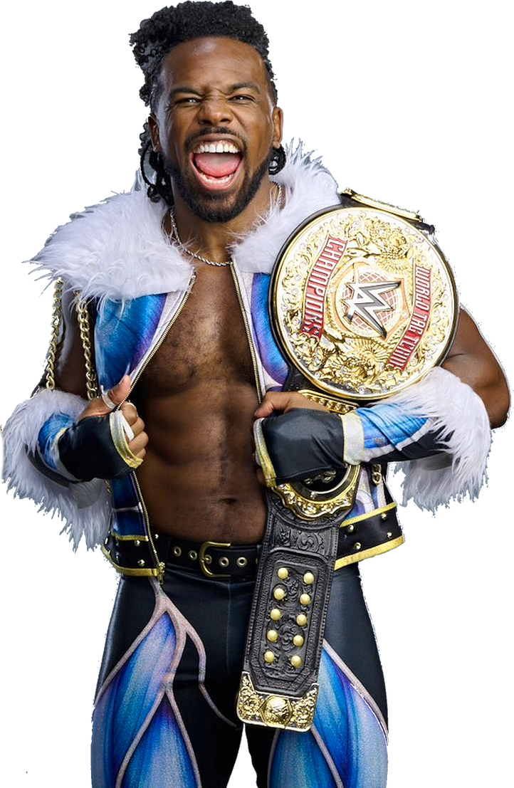 Xavier Woods *NEW* World Tag Team champ render by babuguuscooties on ...