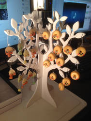 Donut and Teabag Charm Tree