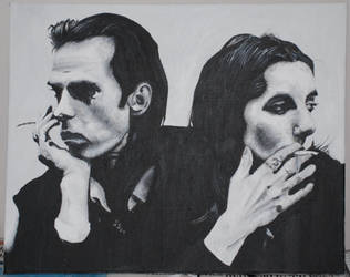 Nick Cave and PJ Harvey