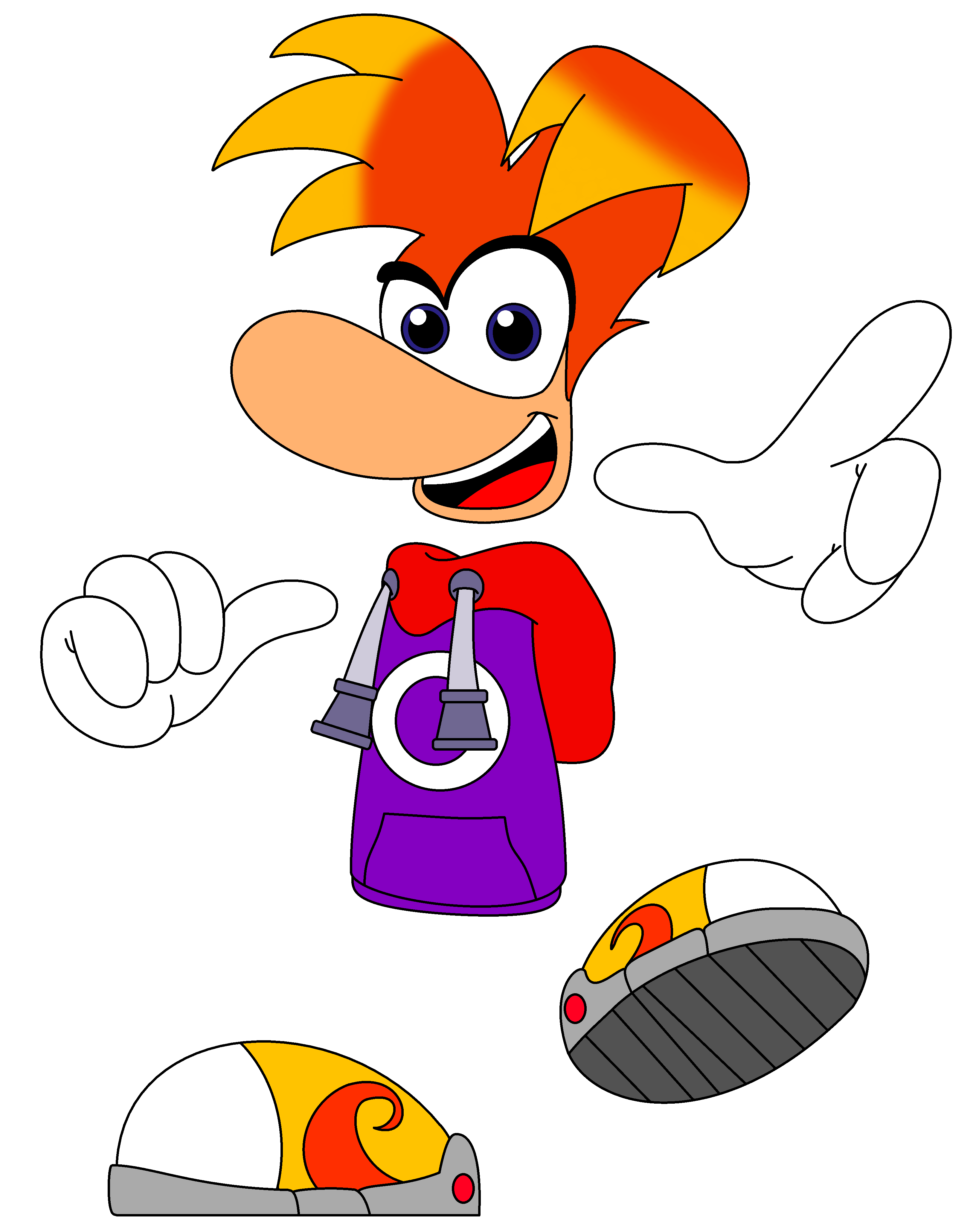 Rayman Render by EmilianoHuman1991 on DeviantArt