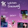 GIVEAWAY! 1K FOLLOWERS