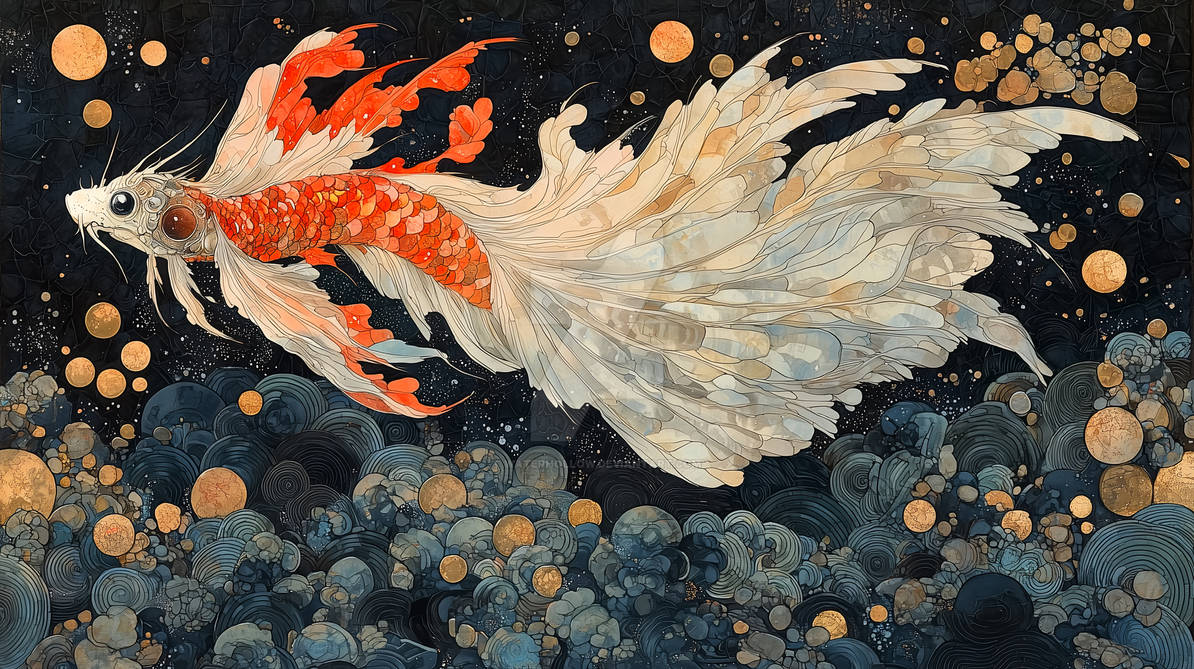 Esoteric Fish The rarest golden fish of the seven mystical water by waterhollow on ...