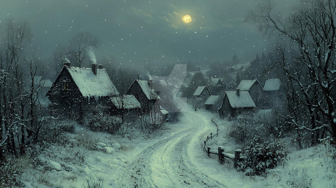Rustic snowfall II by waterhollow on DeviantArt