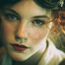 A girl from the age of steam trains