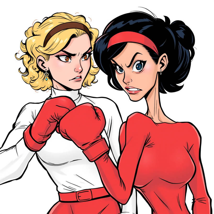 April Boxing April North boxing Olive Oyl 2 by stephenborer on DeviantArt