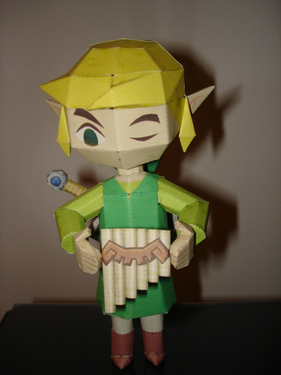 Spirit Tracks Link Papercraft