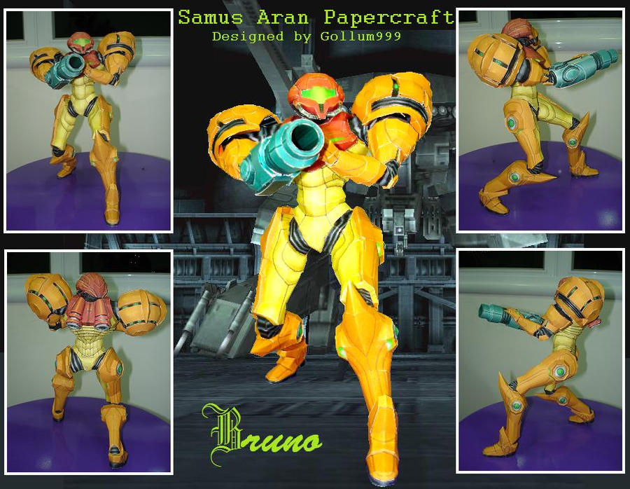 Samus Papercraft Samus Aran Papercraft by BrunoPigh on DeviantArt