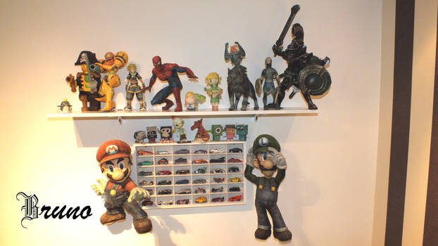 Updated Papercraft Models Shelf