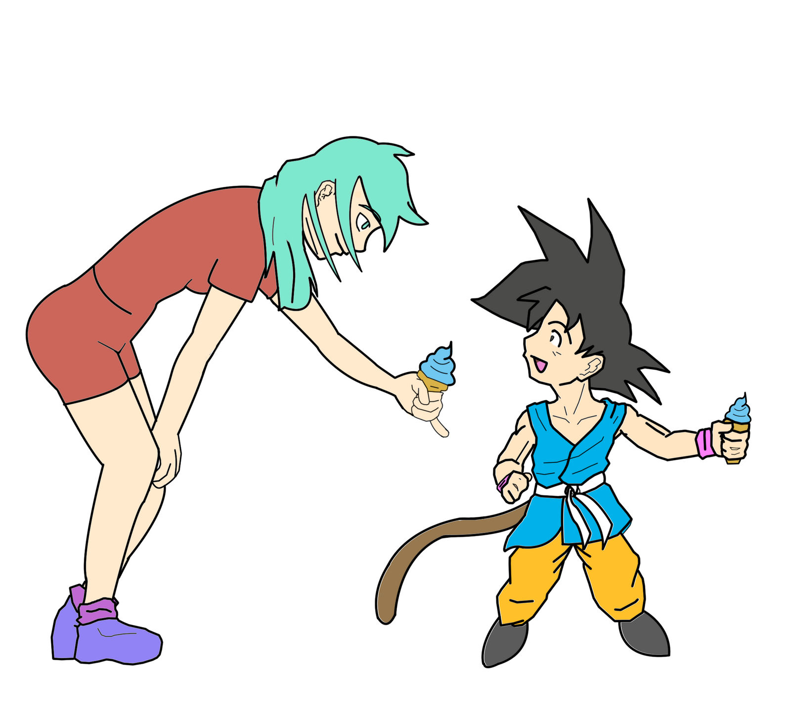 Goku x Bulma on GokuxBulma DeviantArt