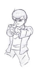 Yusuke Urameshi - Pen lineart