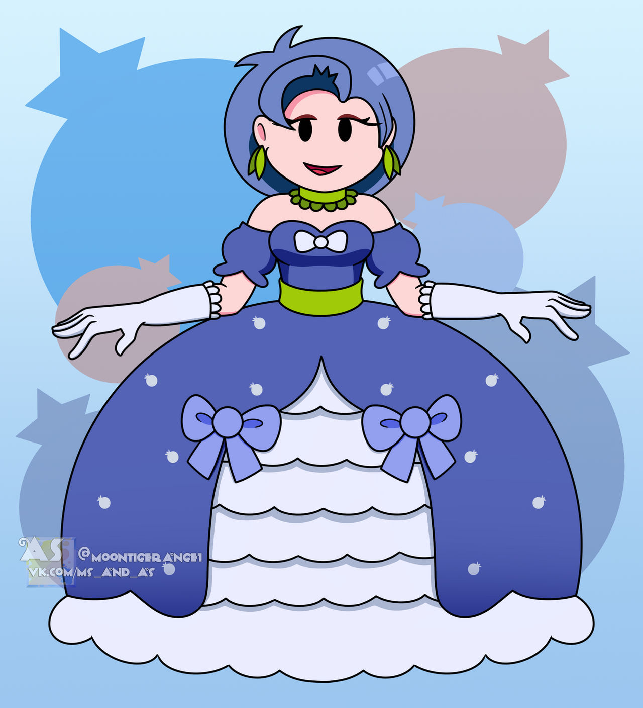 Blueberry Princess by MoonTigerAnge on DeviantArt