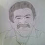 Gabriel Garcia Marquez portrait 2/2