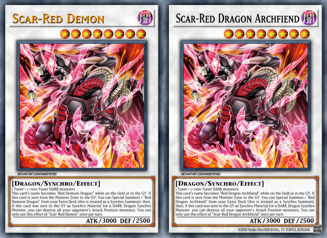 Scar-Red Dragon Archfiend (OCG/TCG) by MakotoYGO on DeviantArt