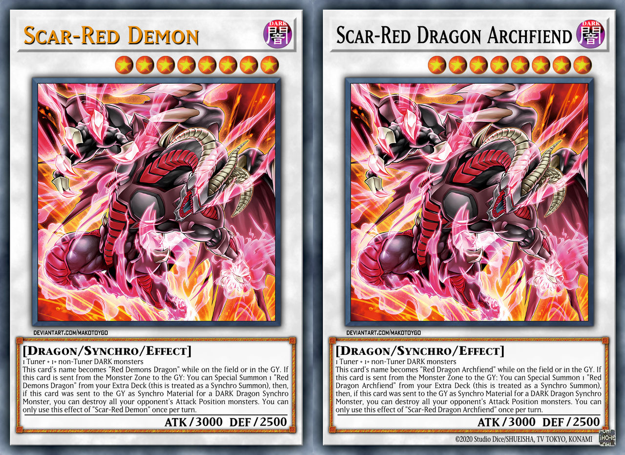 Scar-Red Dragon Archfiend (OCG/TCG) by MakotoYGO on DeviantArt